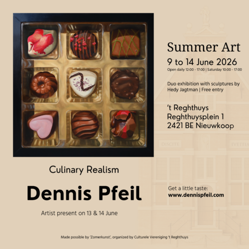 Dennis Pfeil, Dutch Realist Painter, Presents New Large-Scale Oil Paintings at ‘t Reghthuys in Nieuwkoop