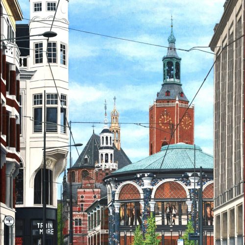 2024-Den-Haag-Gravenstraat-acryl-op-multiplex-61x40-cm