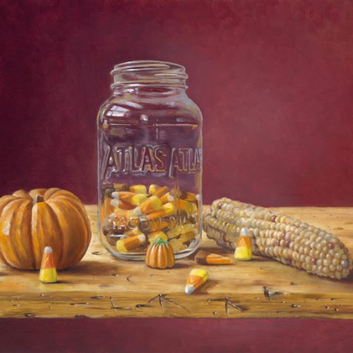 22Canning-Candy-Corn22-by-D.-Wynne-Nixon-oil-on-board-1222-x-1622